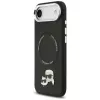 KARL LAGERFELD Karl & Choupette Pins Funda MagSafe para iPhone Air, Negro