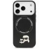 KARL LAGERFELD Karl & Choupette Pins Funda MagSafe para Apple iPhone 17 Pro - Negro