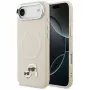 KARL LAGERFELD Karl & Choupette Pins funda MagSafe para Apple iPhone Air - beige