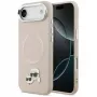 KARL LAGERFELD Karl & Choupette Pins Funda MagSafe para iPhone Air, Rosa