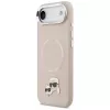 KARL LAGERFELD Karl & Choupette Pins Funda MagSafe para iPhone Air, Rosa