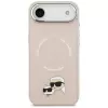 KARL LAGERFELD Karl & Choupette Pins Funda MagSafe para iPhone Air, Rosa