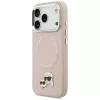 Karl Lagerfeld Karl & Choupette Pins Funda MagSafe para iPhone 17 Pro, Rosa