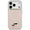 Karl Lagerfeld Karl & Choupette Pins Funda MagSafe para iPhone 17 Pro, Rosa