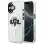 KARL LAGERFELD IML Karl Sketch Logo Funda MagSafe para Apple iPhone 17, Transparente