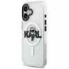 KARL LAGERFELD IML Karl Sketch Logo Funda MagSafe para Apple iPhone 17, Transparente