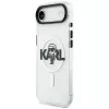 Karl Lagerfeld IML Karl Sketch Logo Funda MagSafe para iPhone Air, Transparente