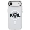 Karl Lagerfeld IML Karl Sketch Logo Funda MagSafe para iPhone Air, Transparente