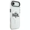 Karl Lagerfeld IML Karl Sketch Logo Funda MagSafe para iPhone Air, Transparente