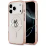Karl Lagerfeld IML Choupette Sketch Logo funda MagSafe para iPhone 17 Pro - rosa