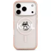 Karl Lagerfeld IML Choupette Sketch Logo funda MagSafe para iPhone 17 Pro - rosa