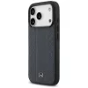 Mercedes funda de piel Laurel Leaves Stripes MagSafe para iPhone 17 Pro azul