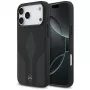 Mercedes funda de piel The Move MagSafe para iPhone 17 Pro Max negro