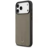 Mercedes funda de piel The Move MagSafe para iPhone 17 Pro Max taupe