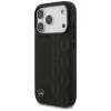 Mercedes funda de piel Laurel Leaves MagSafe para iPhone 17 Pro negro