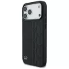 Mercedes funda de piel Laurel Leaves MagSafe para iPhone 17 Pro Max negro