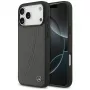 Mercedes funda de piel Large Laurel Leave MagSafe para iPhone 17 Pro Max antracita
