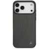 Mercedes funda de piel Large Laurel Leave MagSafe para iPhone 17 Pro Max antracita