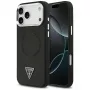 Guess funda Triangle Logo MagSafe para Apple iPhone 17 Pro (negro)