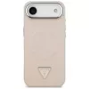 Guess funda Triangle Logo MagSafe para iPhone Air (rosa)