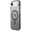 Guess funda IML Gradient Triangle Logo MagSafe para iPhone Air negro