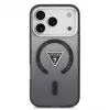 Guess funda IML Gradient Triangle Logo MagSafe para iPhone 17 Pro negro