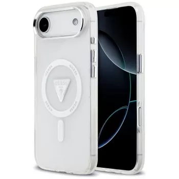 Guess funda IML Gradient Triangle Logo MagSafe para iPhone Air transparente