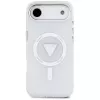 Guess funda IML Gradient Triangle Logo MagSafe para iPhone Air transparente
