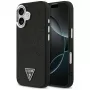 Guess funda Glitter Triangle Logo MagSafe para iPhone 17 negro