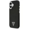 Guess funda Glitter Triangle Logo MagSafe para iPhone 17 negro