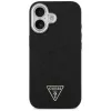 Guess funda Glitter Triangle Logo MagSafe para iPhone 17 negro