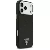 Guess funda Glitter Triangle Logo MagSafe para iPhone 17 Pro Max negro