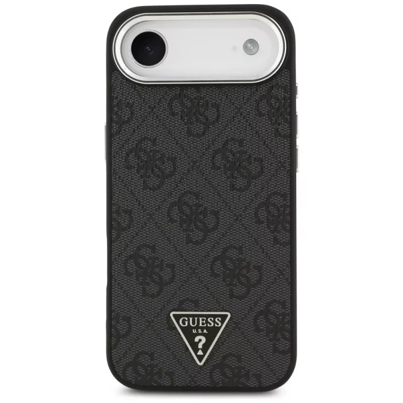Guess 4G Triangle Logo Funda MagSafe para iPhone Air (Negro)