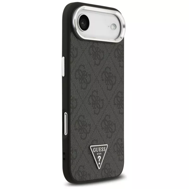 Guess 4G Triangle Logo Funda MagSafe para iPhone Air (Negro)
