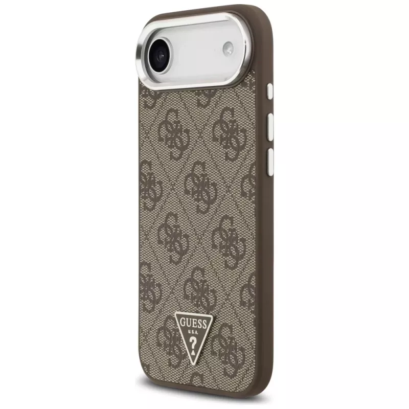 Guess 4G Triangle Logo Funda MagSafe para iPhone Air - Marrón