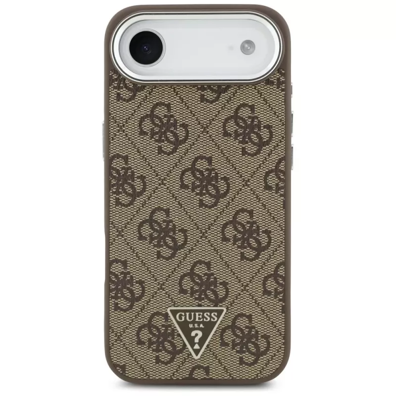 Guess 4G Triangle Logo Funda MagSafe para iPhone Air - Marrón
