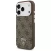 Guess 4G Triangle Logo Funda MagSafe para iPhone 17 Pro (Marrón)