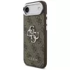 Guess GUHCP17MP4G4SMCW 4G Big 4G Classic Logo Funda para iPhone Air – Marrón / Plata