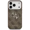 Guess 4G Big 4G Classic Logo Funda para iPhone 17 Pro (Marrón / Plata)