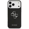 Guess Grained Big 4G Classic Logo Funda para iPhone 17 Pro Max - Negro
