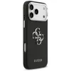 Guess Grained Big 4G Classic Logo Funda para iPhone 17 Pro Max - Negro
