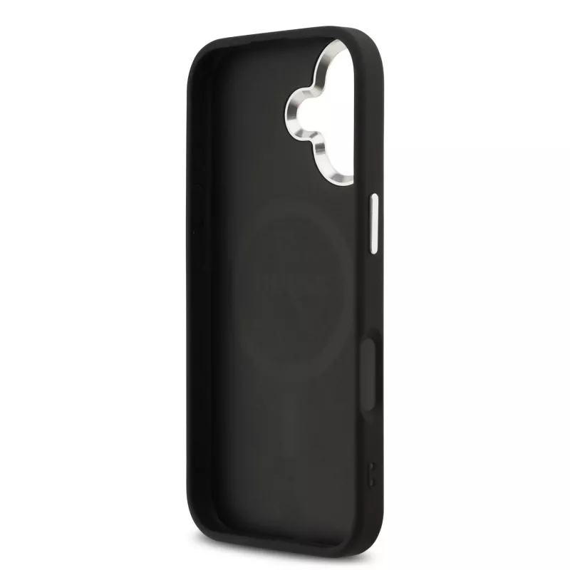Guess 4G Classic Logo Funda MagSafe para iPhone 17 - Negro