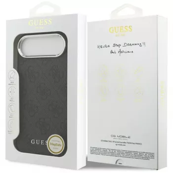 Guess 4G Classic Logo Funda MagSafe para iPhone Air, Negro