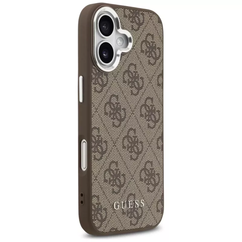Guess 4G Classic Logo Funda MagSafe para iPhone 17, Marrón