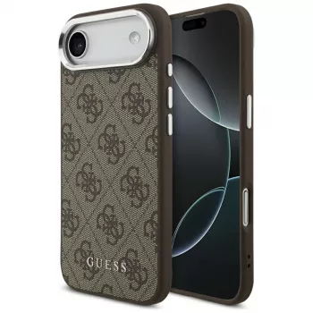 Guess 4G Classic Logo Funda MagSafe para iPhone Air (Marrón)