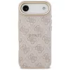Guess 4G PU Classic Logo Funda MagSafe para iPhone Air Rosa