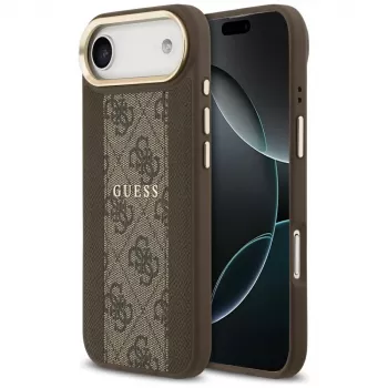 Guess 4G Stripe Funda MagSafe para iPhone Air Marrón