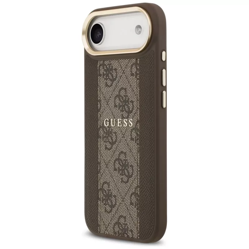 Guess 4G Stripe Funda MagSafe para iPhone Air Marrón