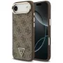 Guess 4G Triangle Logo Funda MagSafe para iPhone Air, Marrón/Oro