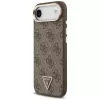 Guess 4G Triangle Logo Funda MagSafe para iPhone Air, Marrón/Oro